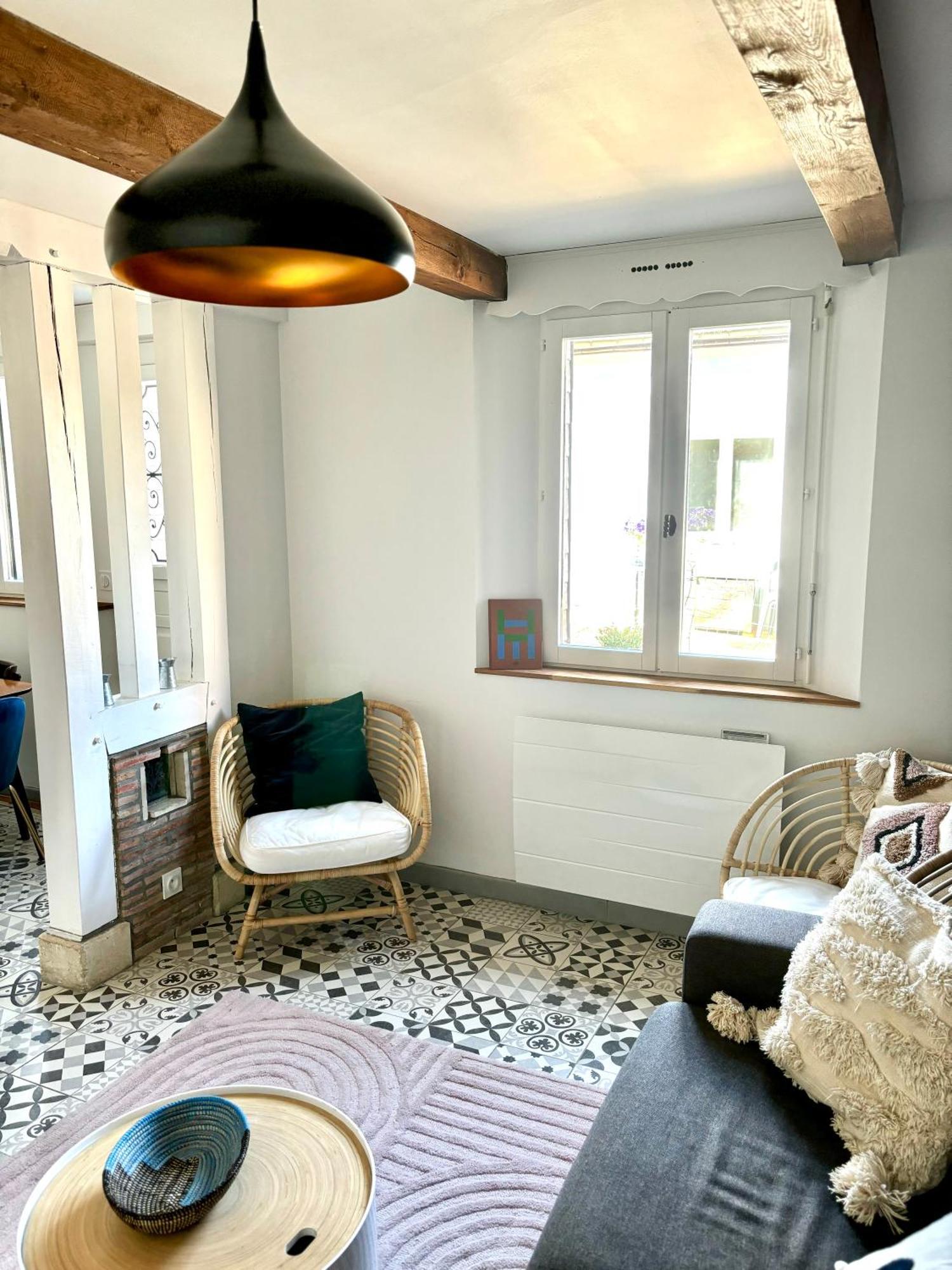 La Petite Ardoise - Maison Au Calme Pour 4 Pers 翁弗勒尔 外观 照片